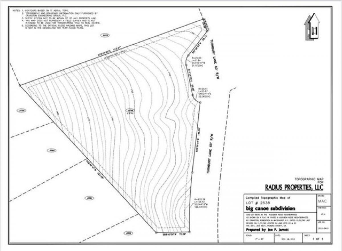 Picture of Residential Land For Sale in Jasper, Georgia, United States