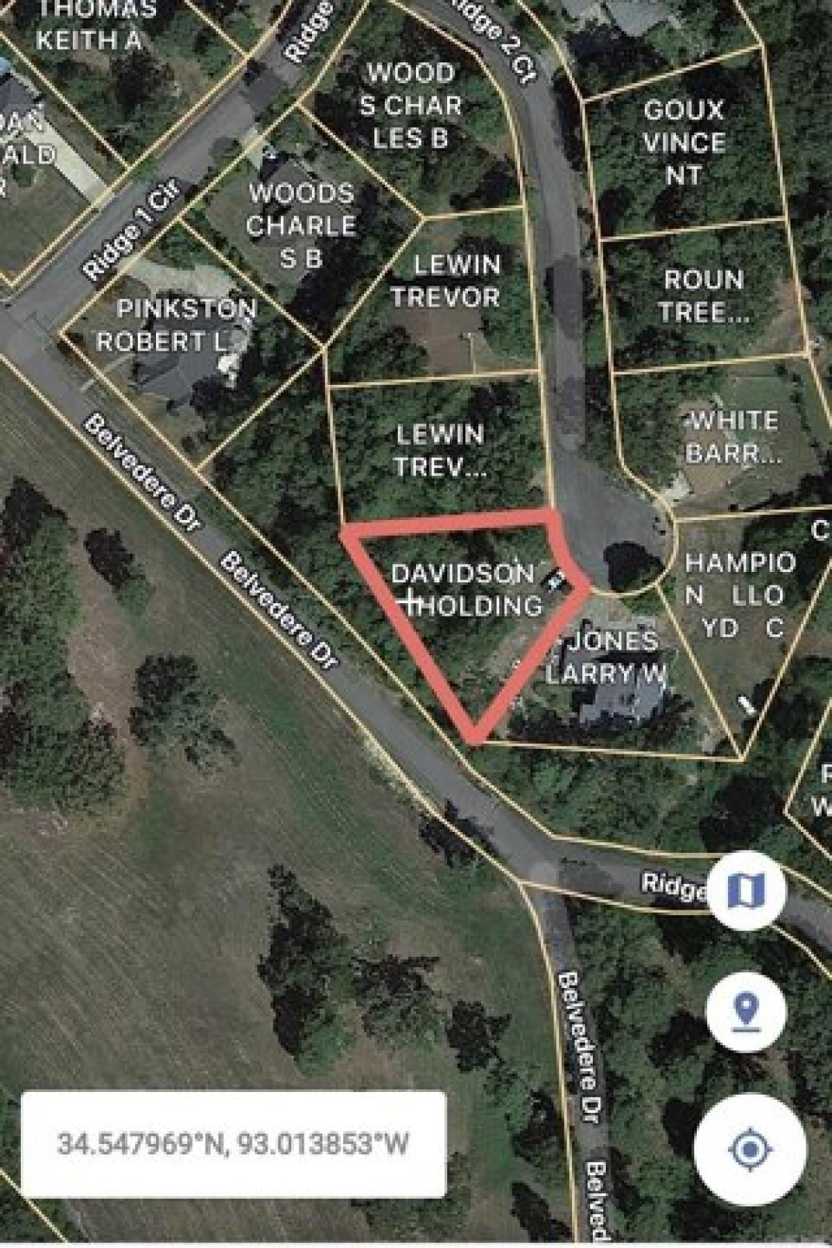 Picture of Residential Land For Rent in Hot Springs, Arkansas, United States