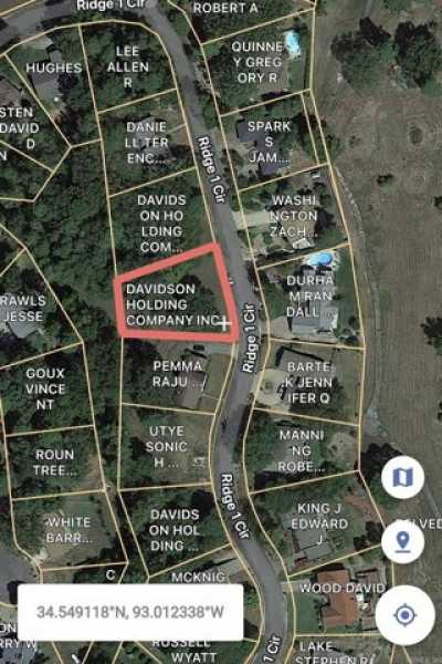 Residential Land For Rent in Hot Springs, Arkansas