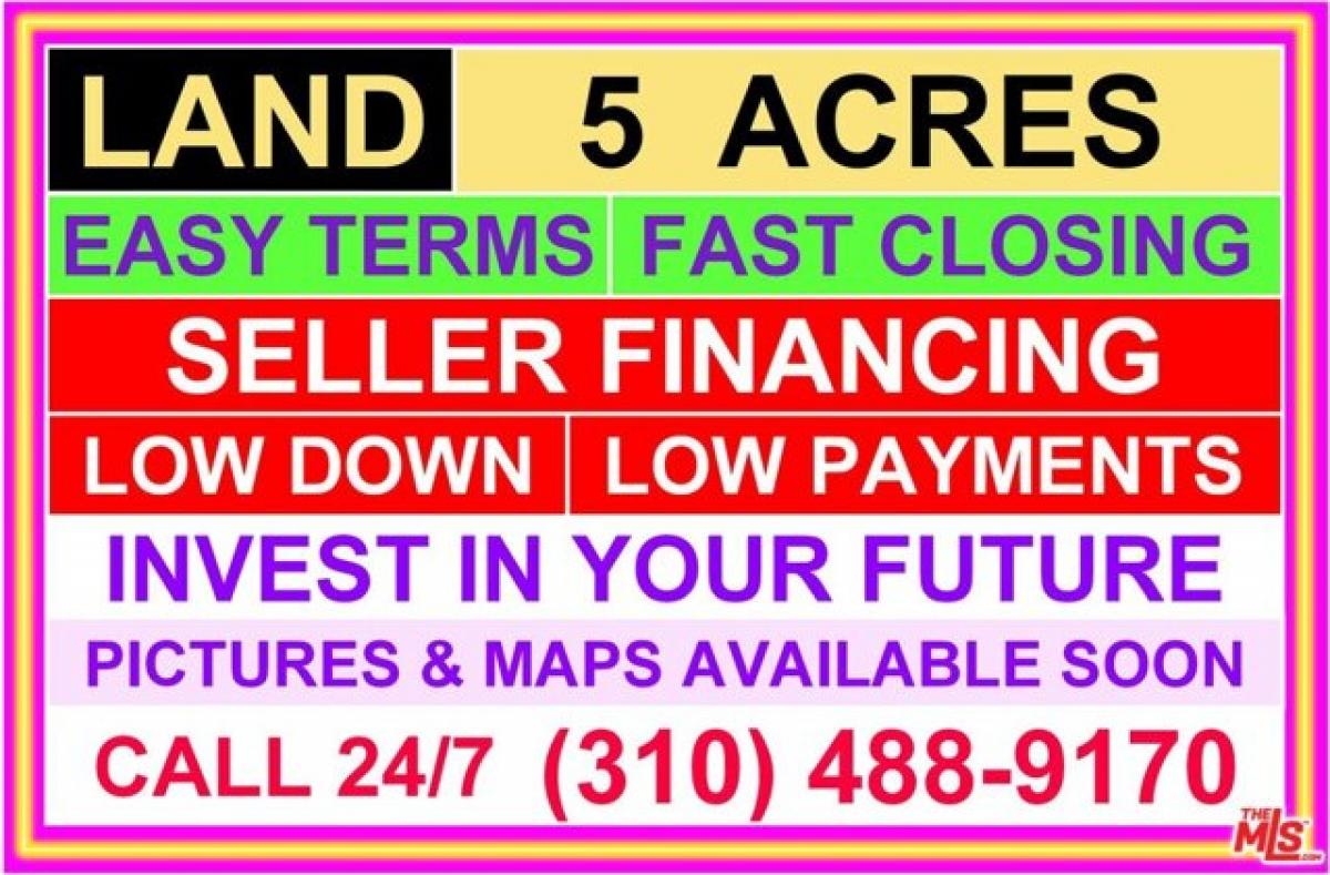 Picture of Residential Land For Rent in Mojave, California, United States