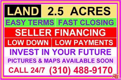 Residential Land For Rent in Mojave, California