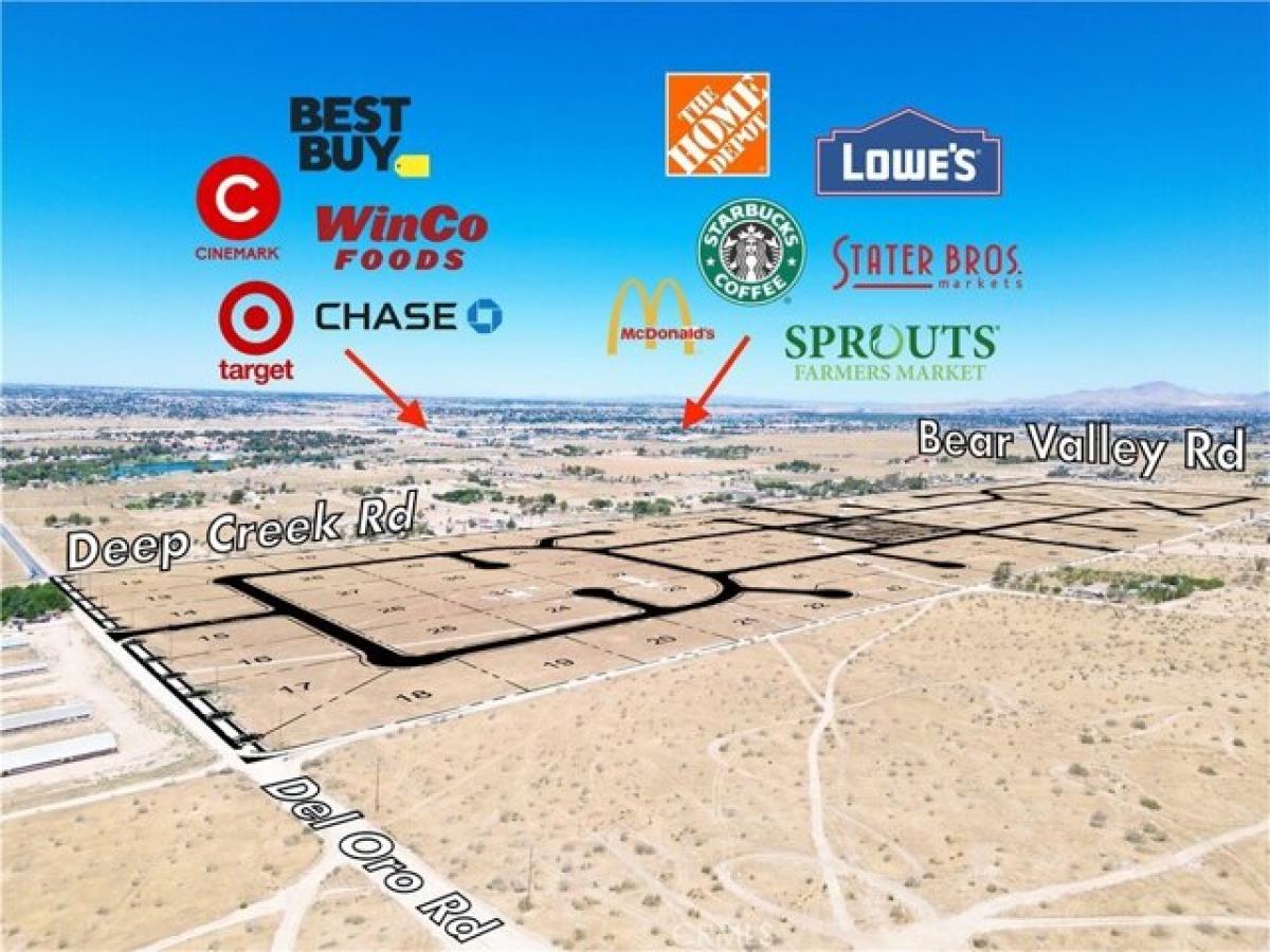 Picture of Residential Land For Sale in Apple Valley, California, United States