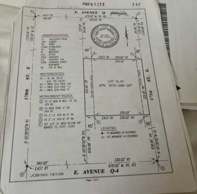 Residential Land For Sale in Palmdale, California
