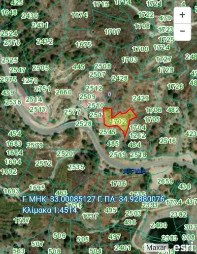 Residential Land For Sale in Agridia, Cyprus