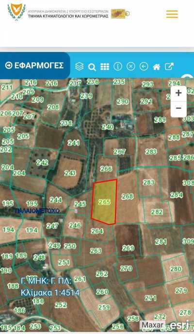 Residential Land For Sale in Palaiometocho, Cyprus