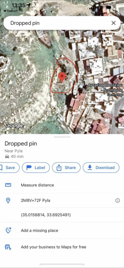 Residential Land For Sale in Pyla, Cyprus