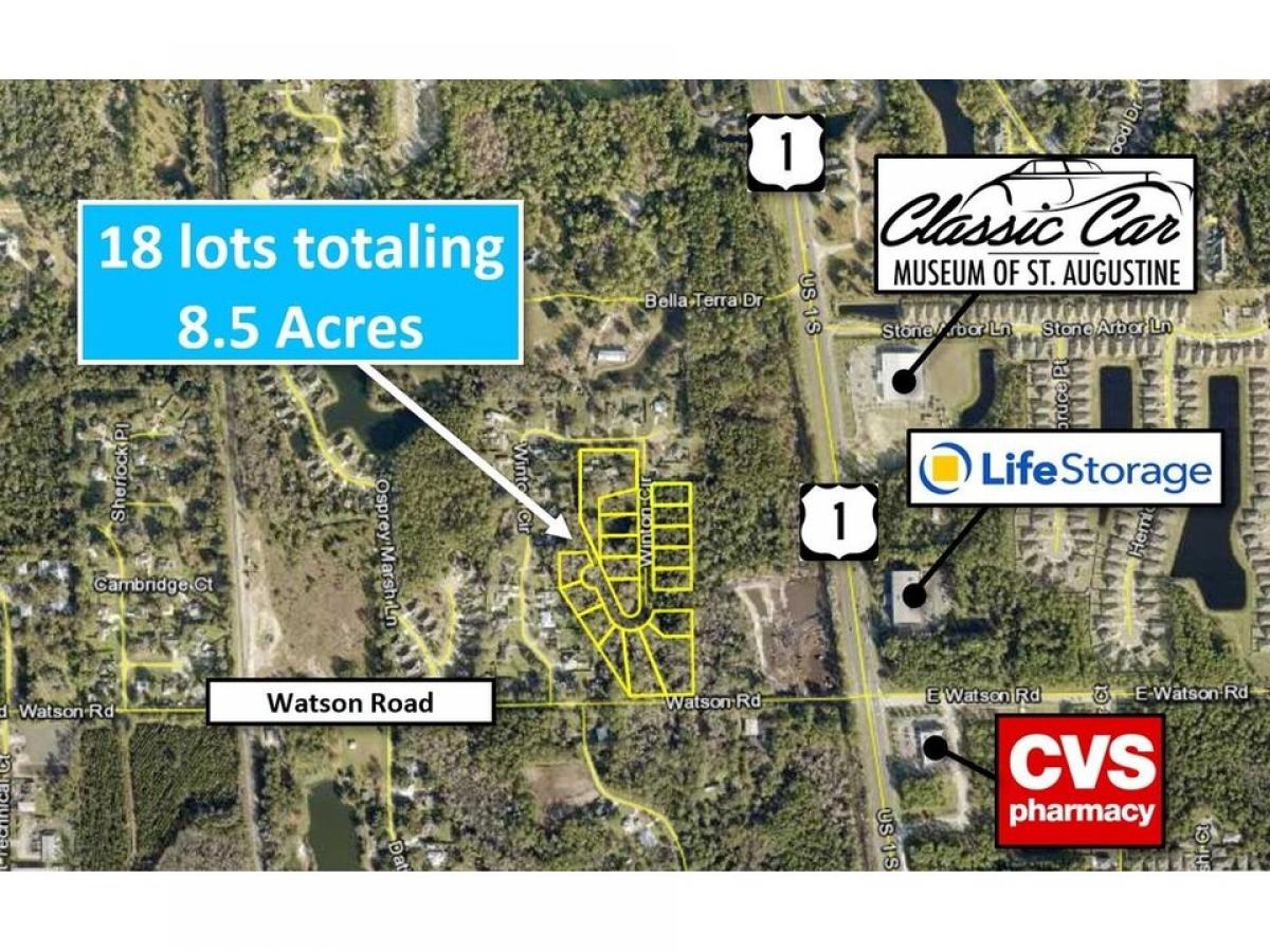 Picture of Residential Land For Sale in Saint Augustine, Florida, United States