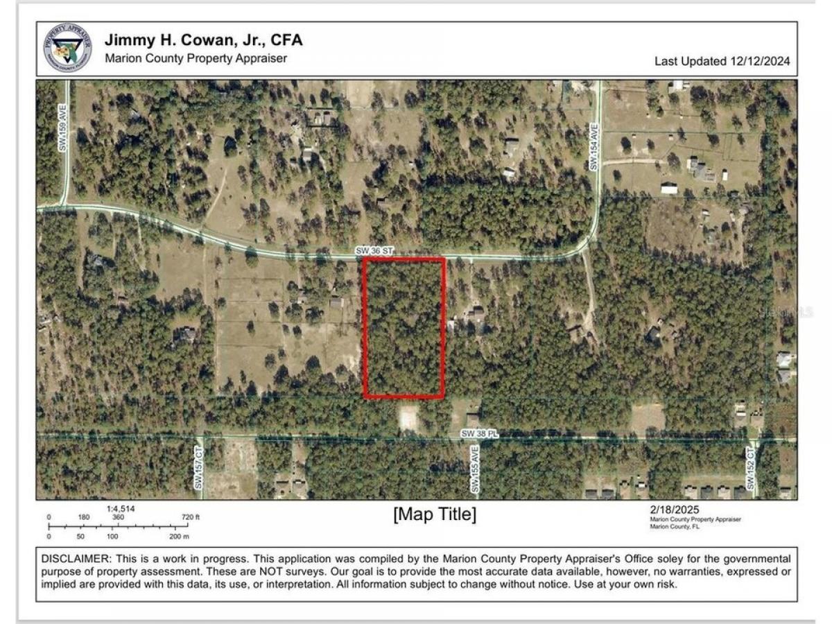 Picture of Residential Land For Sale in Ocala, Florida, United States