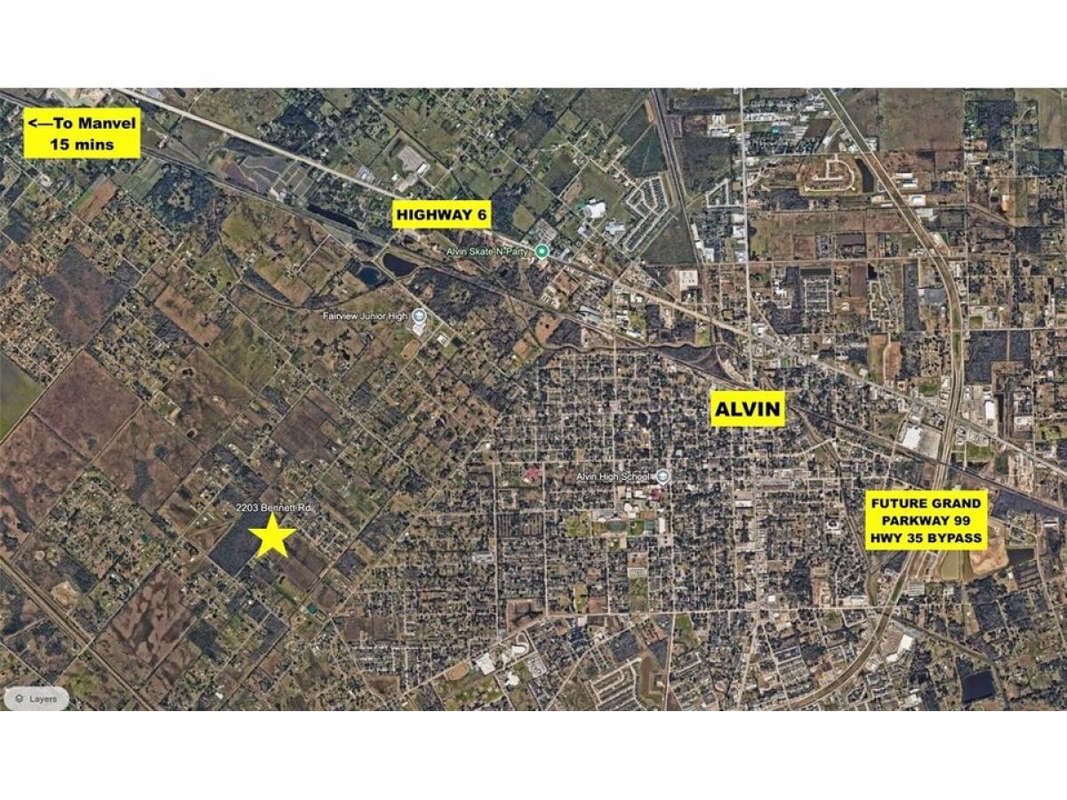 Picture of Residential Land For Sale in Alvin, Texas, United States