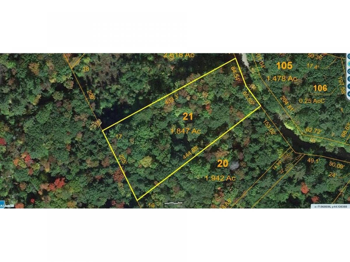 Picture of Residential Land For Sale in Haverhill, New Hampshire, United States