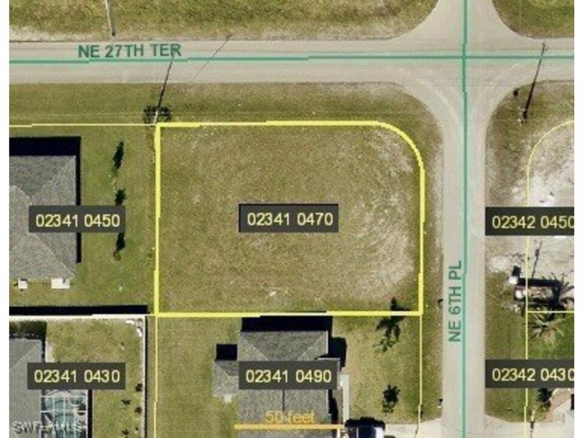 Picture of Residential Land For Sale in Cape Coral, Florida, United States
