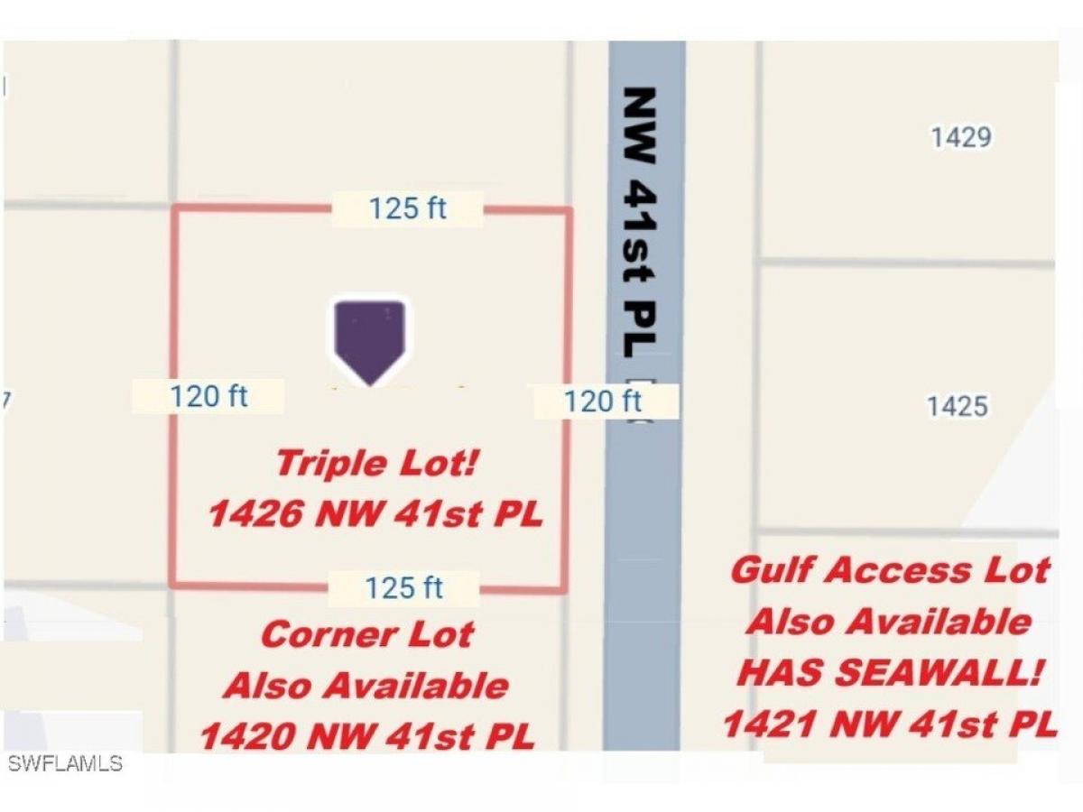 Picture of Residential Land For Sale in Cape Coral, Florida, United States
