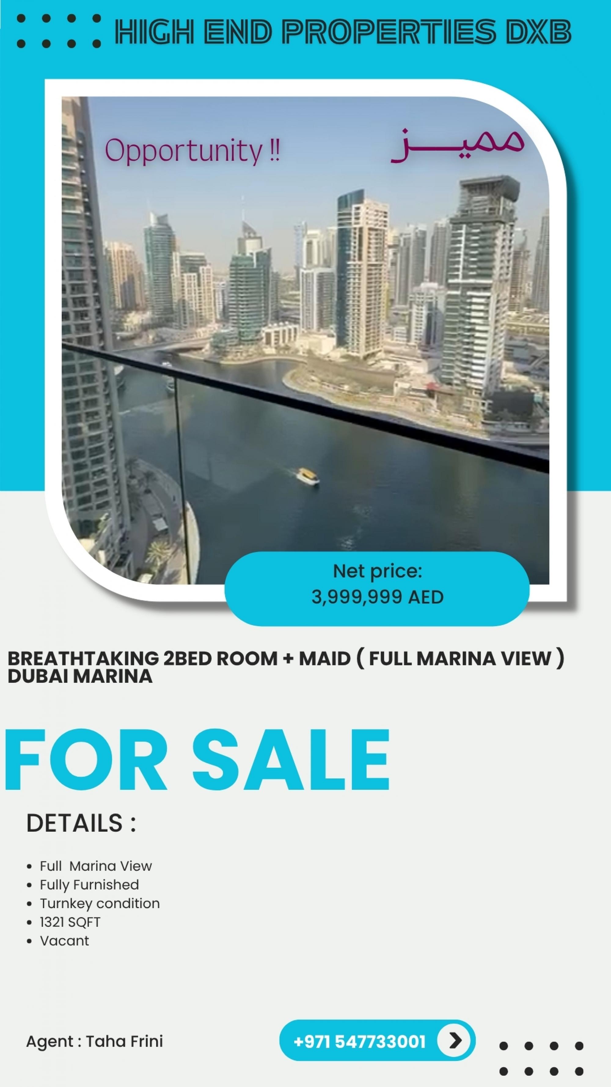 Picture of Apartment For Sale in Dubai Marina, Dubai, United Arab Emirates