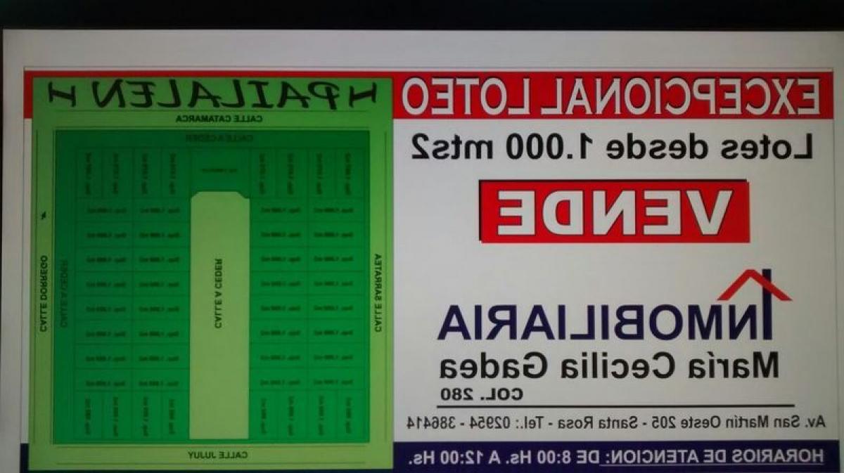 Picture of Residential Land For Sale in La Pampa, Cordoba, Argentina