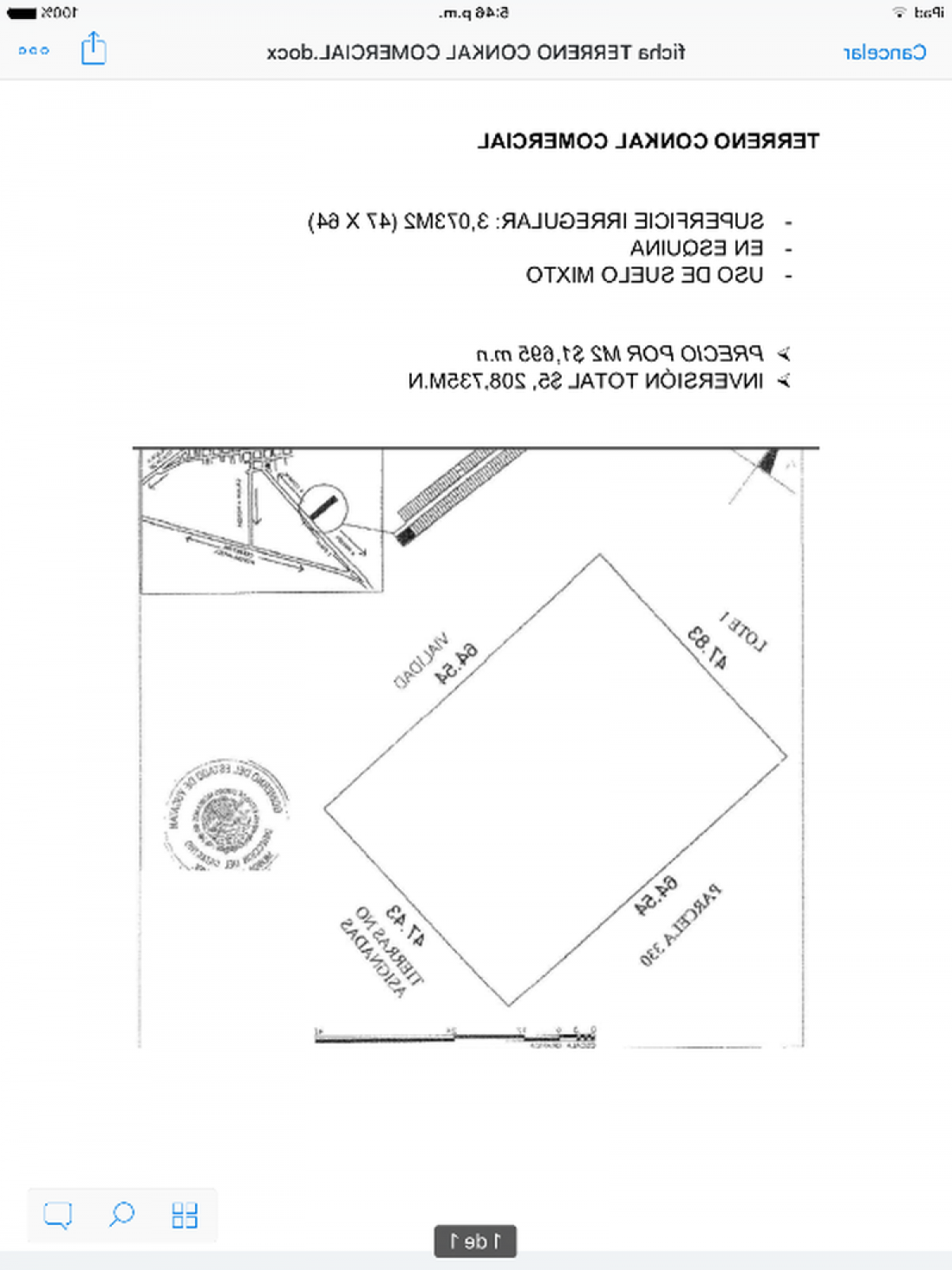 Picture of Residential Land For Sale in Conkal, Yucatan, Mexico