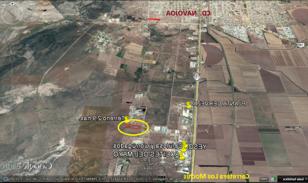 Picture of Residential Land For Sale in Navojoa, Sonora, Mexico