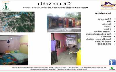 Home For Sale in Paraiso, Mexico