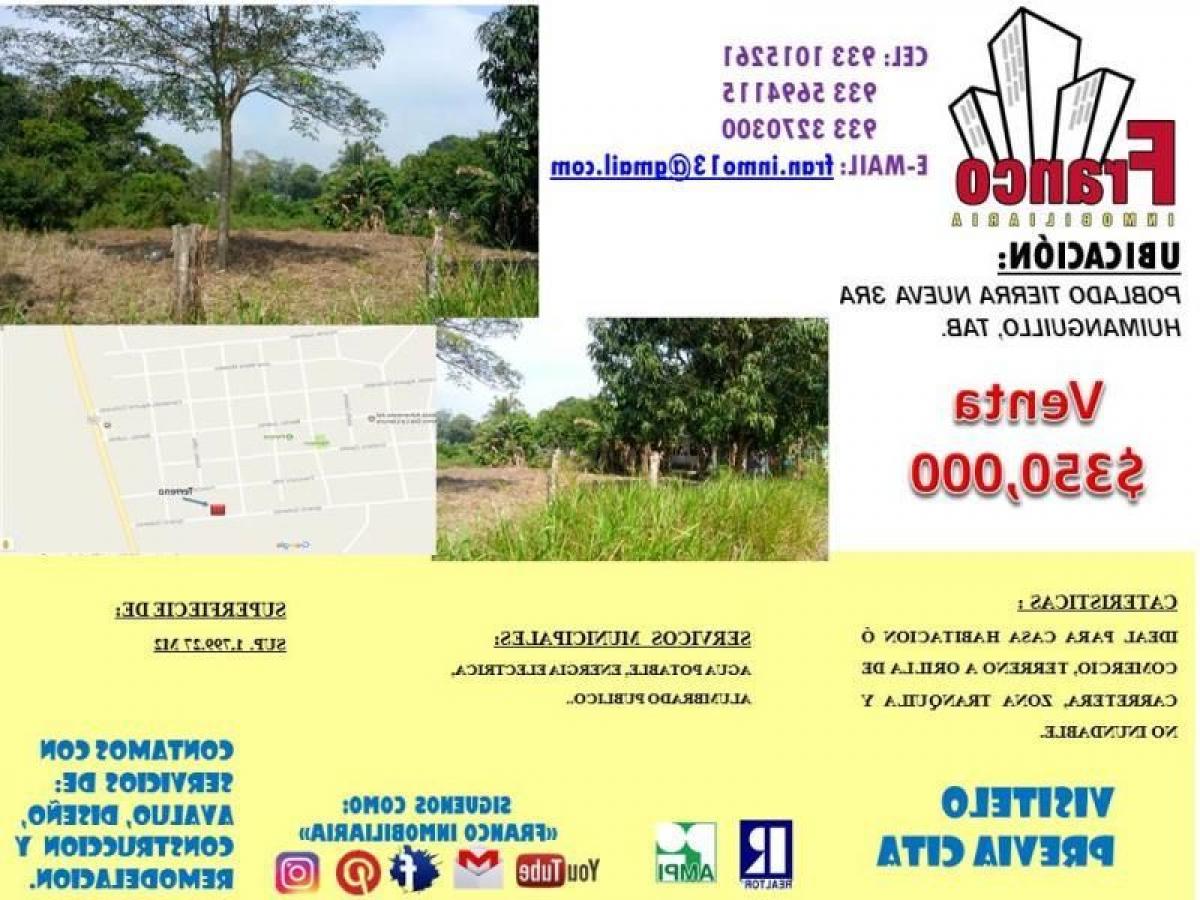 Picture of Residential Land For Sale in Huimanguillo, Tabasco, Mexico