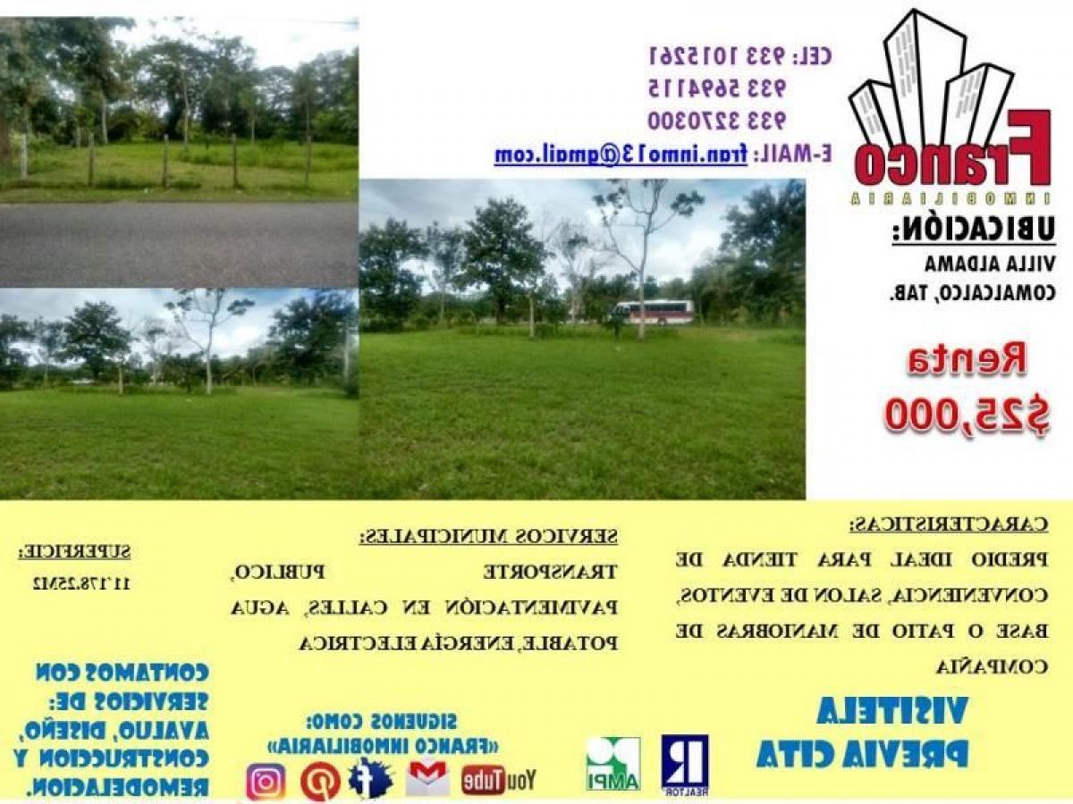 Picture of Residential Land For Sale in Comalcalco, Tabasco, Mexico