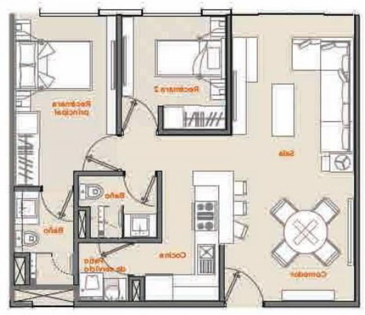 Picture of Apartment For Sale in Gustavo A. Madero, Mexico City, Mexico