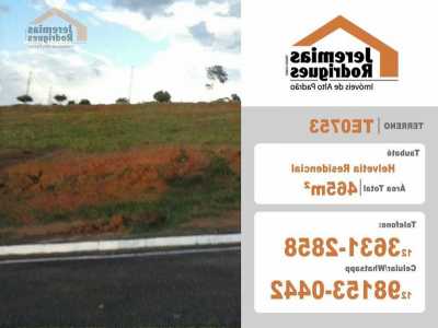Residential Land For Sale in Taubate, Brazil