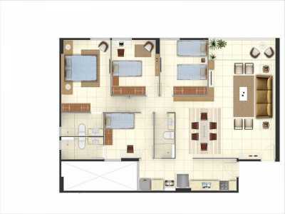 Apartment For Sale in Joao Pessoa, Brazil