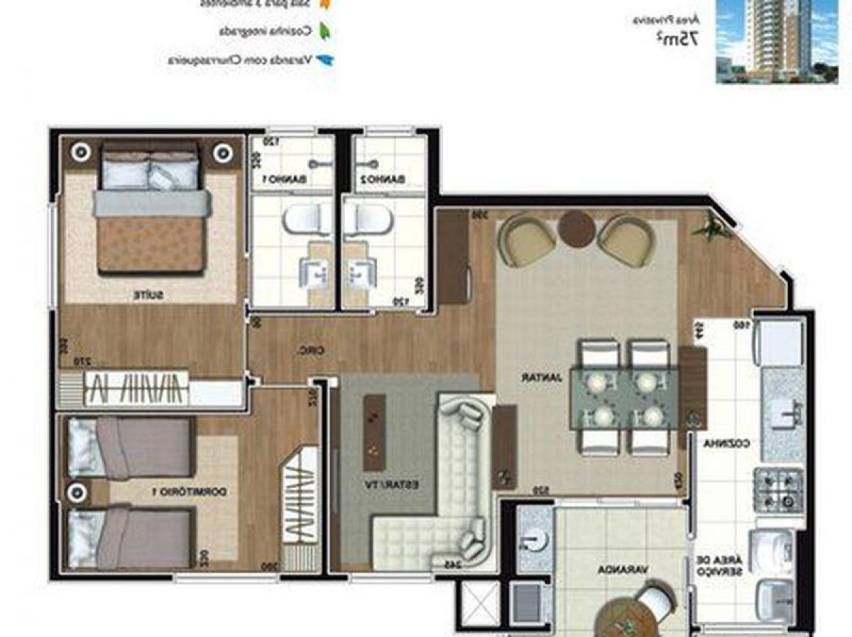 Picture of Apartment For Sale in Londrina, Parana, Brazil