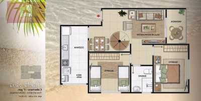 Apartment For Sale in Sao Pedro Da Aldeia, Brazil