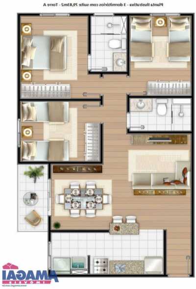 Apartment For Sale in Jacarei, Brazil