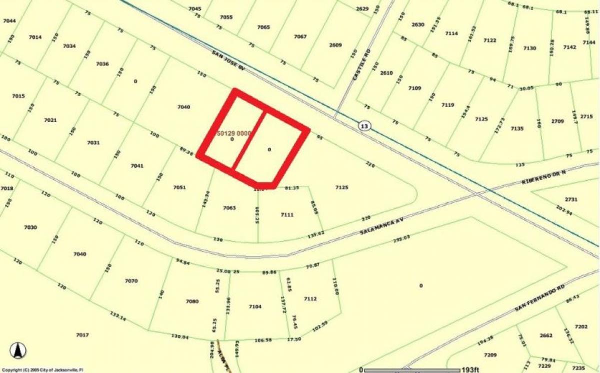 Picture of Residential Land For Sale in Jacksonville, Florida, United States