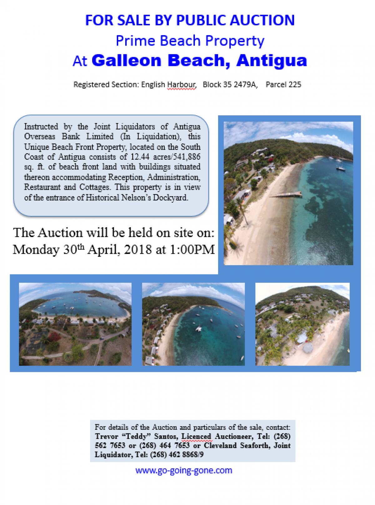 Picture of Vacation Cottages For Auction in Falmouth Harbour, Saint Paul, Antigua and Barbuda