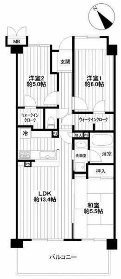 Apartment For Sale in Saitama Shi Iwatsuki Ku, Japan