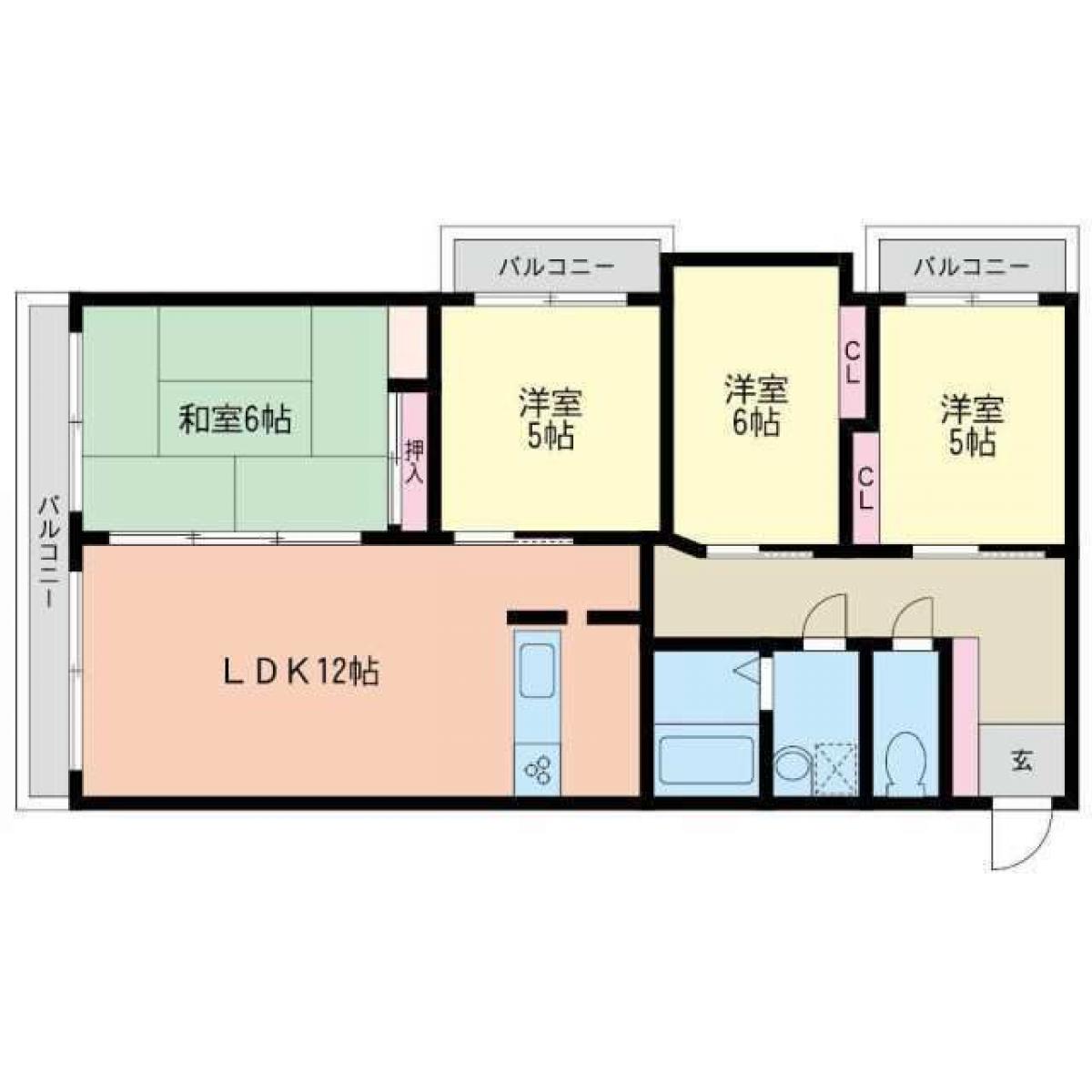 Picture of Apartment For Sale in Kitakyushu Shi Kokurakita Ku, Fukuoka, Japan