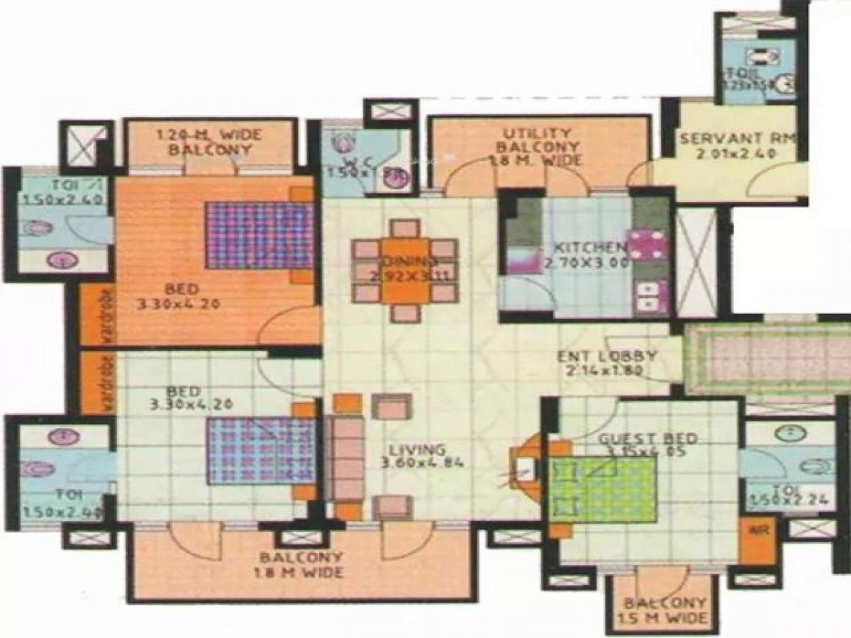 Picture of Apartment For Rent in Gurgaon, Haryana, India