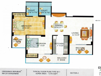 Apartment For Rent in Ghaziabad, India