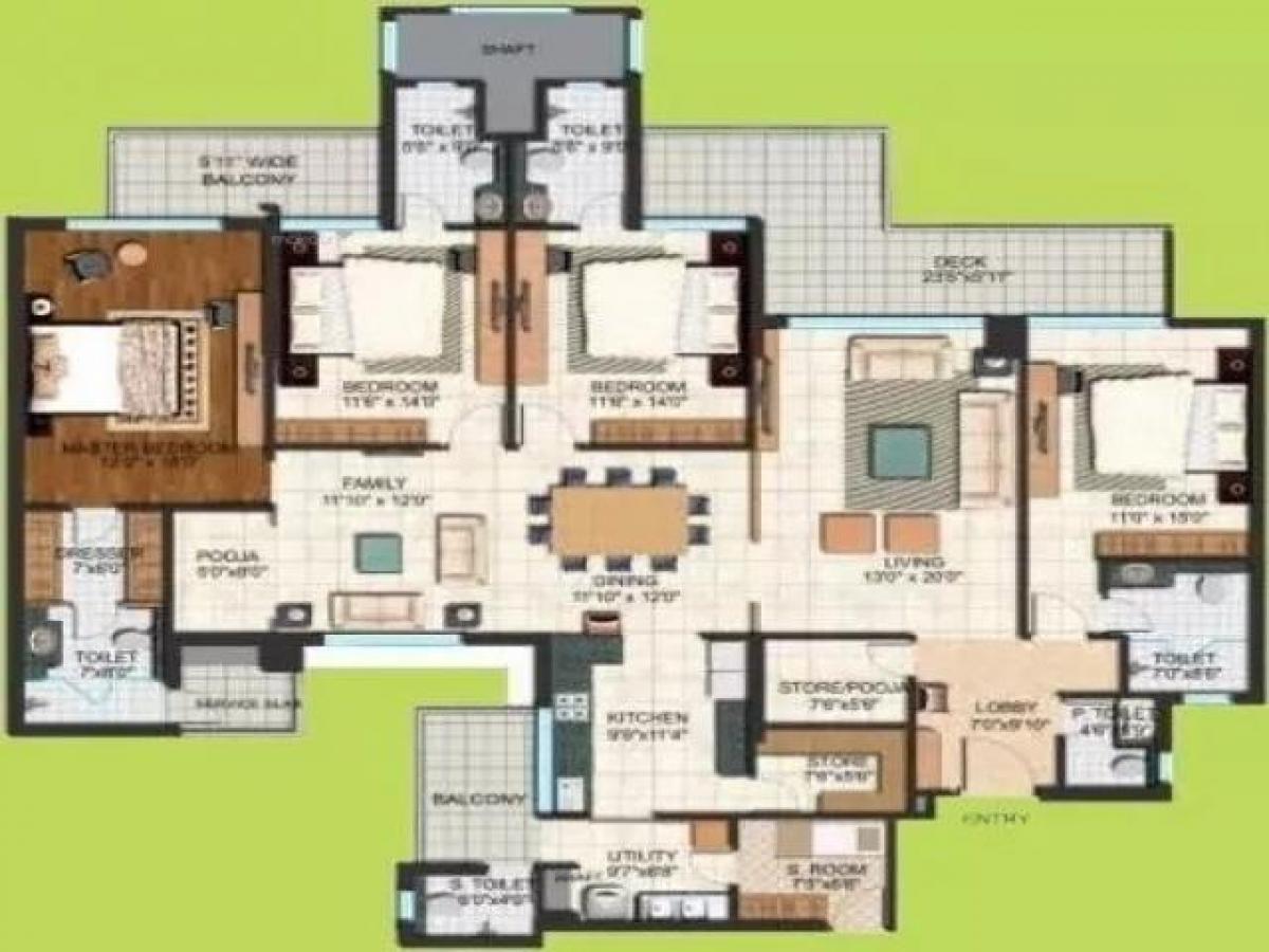 Picture of Apartment For Rent in Mohali, Punjab, India