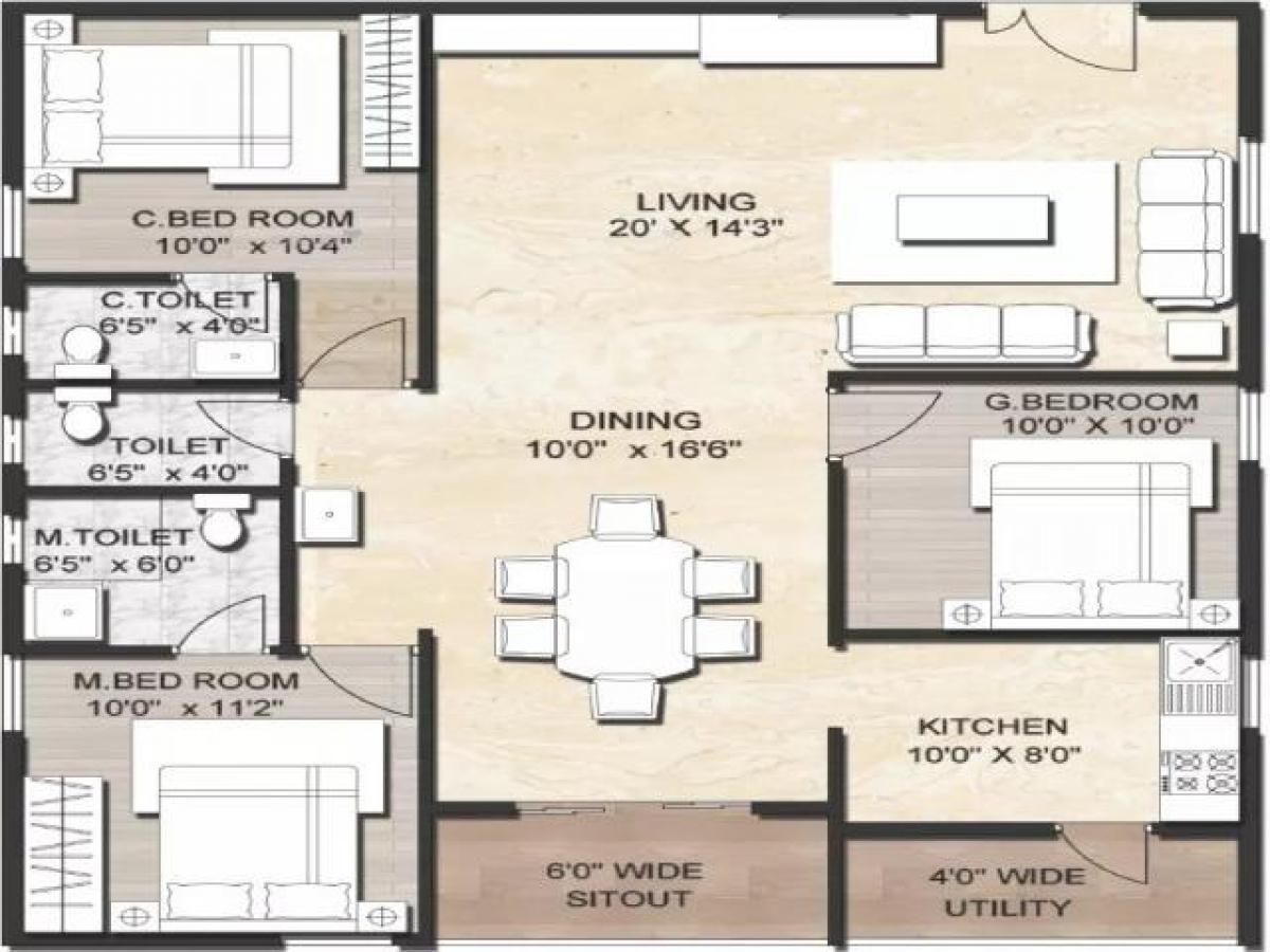 Picture of Home For Sale in Guntur, Andhra Pradesh, India