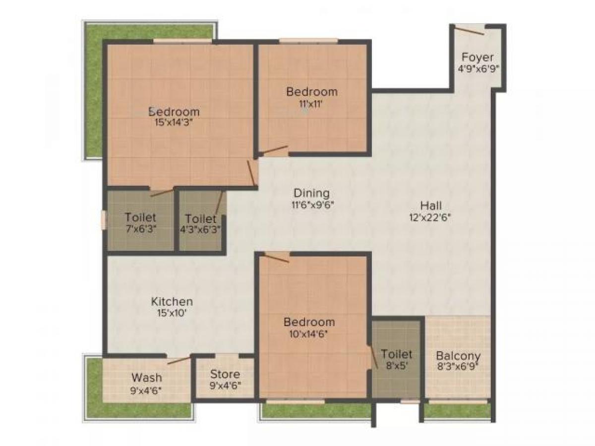 Picture of Apartment For Rent in Surat, Gujarat, India