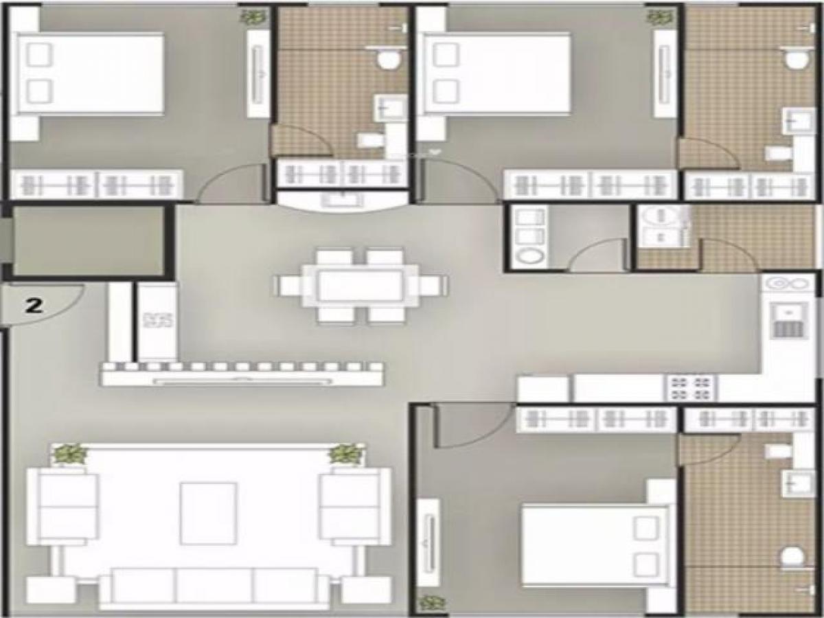 Picture of Apartment For Rent in Surat, Gujarat, India