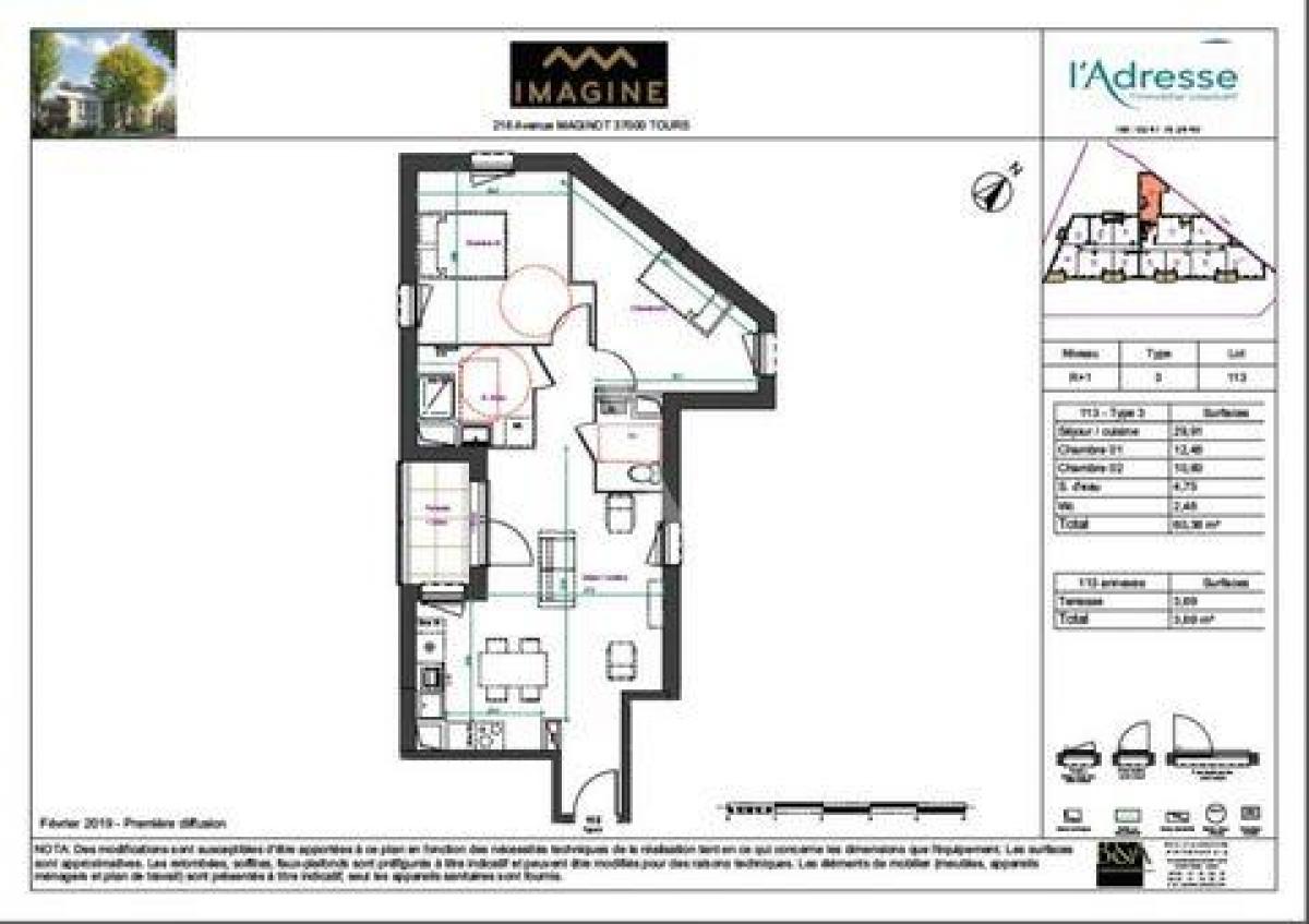 Picture of Condo For Sale in Tours, Touraine, France