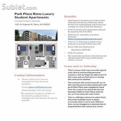 Apartment For Rent in 