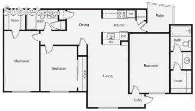 Apartment For Rent in Midland, Texas