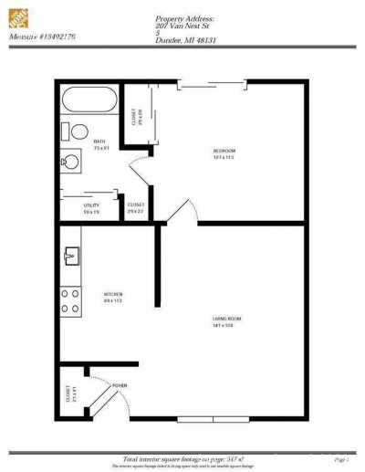 Apartment For Rent in Dundee, Michigan