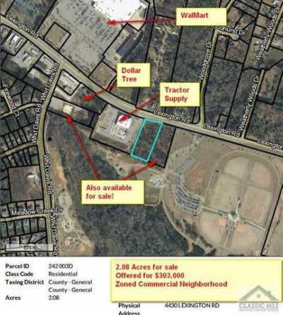 Residential Land For Sale in Athens, Georgia