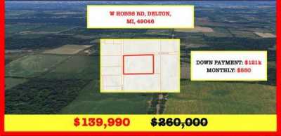 Residential Land For Sale in Delton, Michigan
