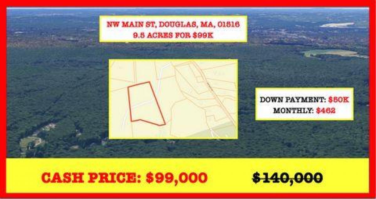 Picture of Residential Land For Sale in Douglas, Massachusetts, United States