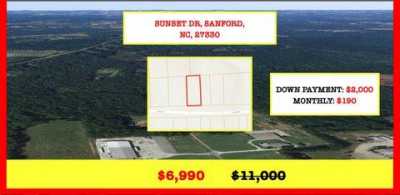 Residential Land For Sale in Sanford, North Carolina