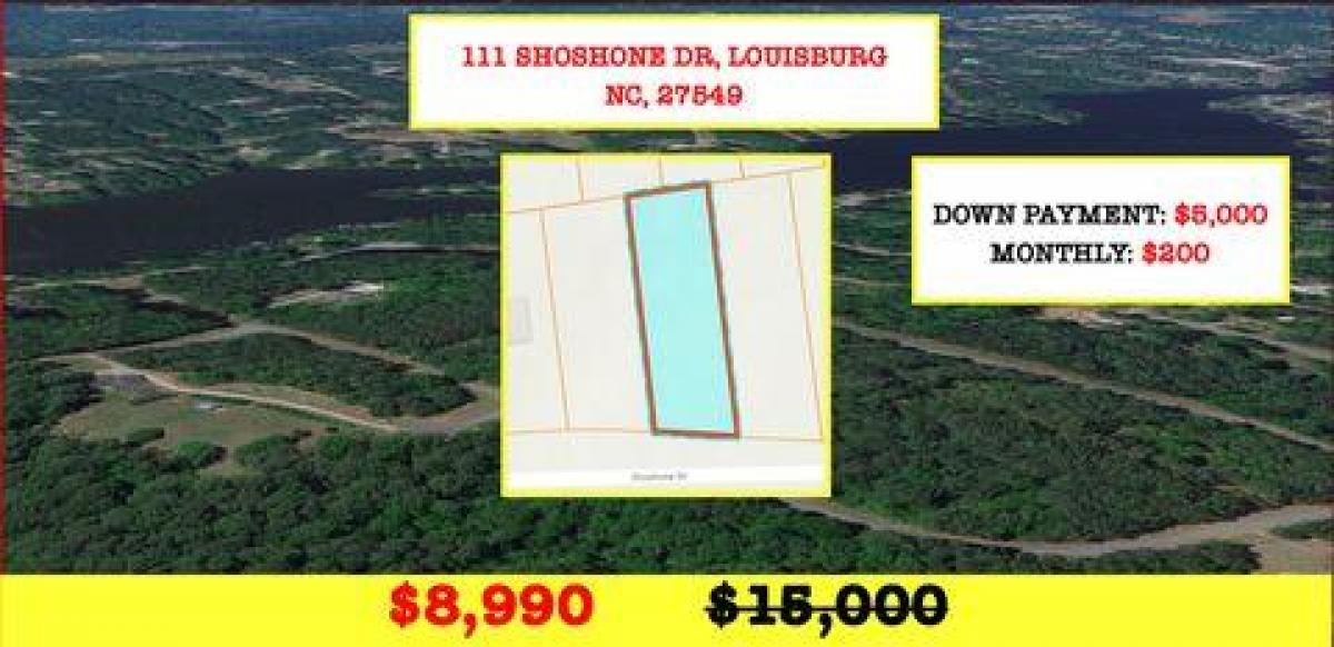 Picture of Residential Land For Sale in Louisburg, North Carolina, United States