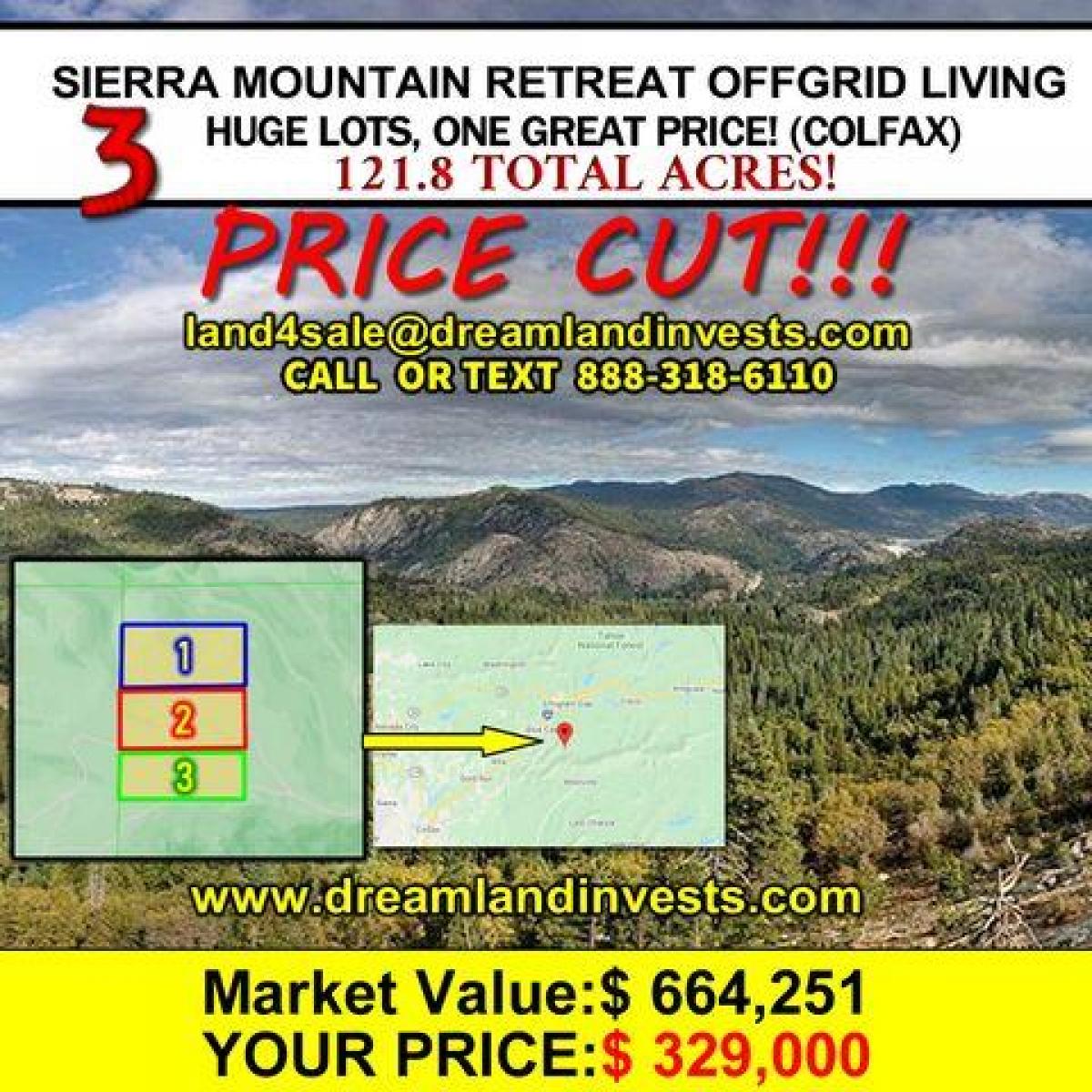 Picture of Residential Land For Sale in Emigrant Gap, California, United States