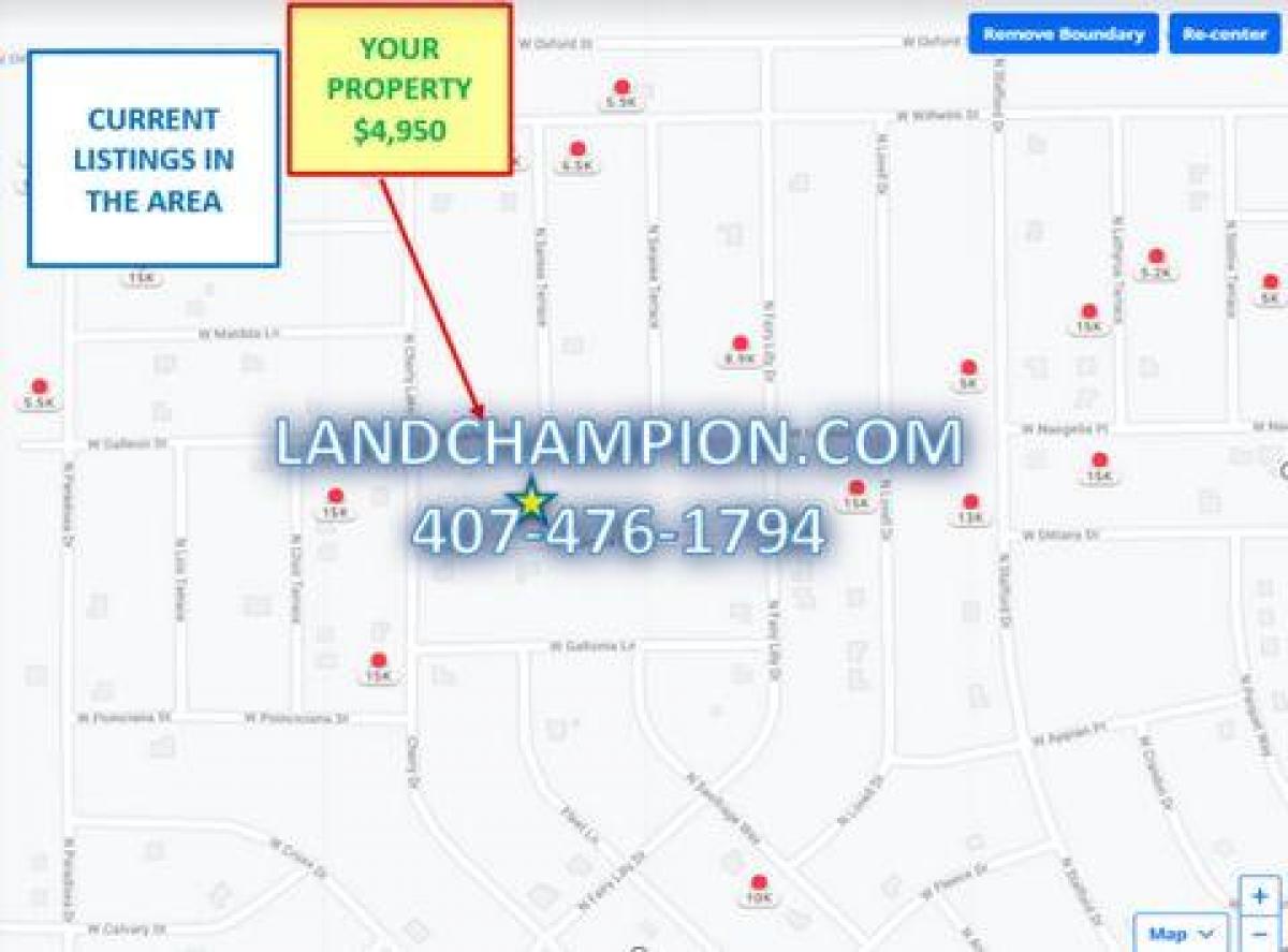 Picture of Residential Land For Sale in Citrus Springs, Florida, United States